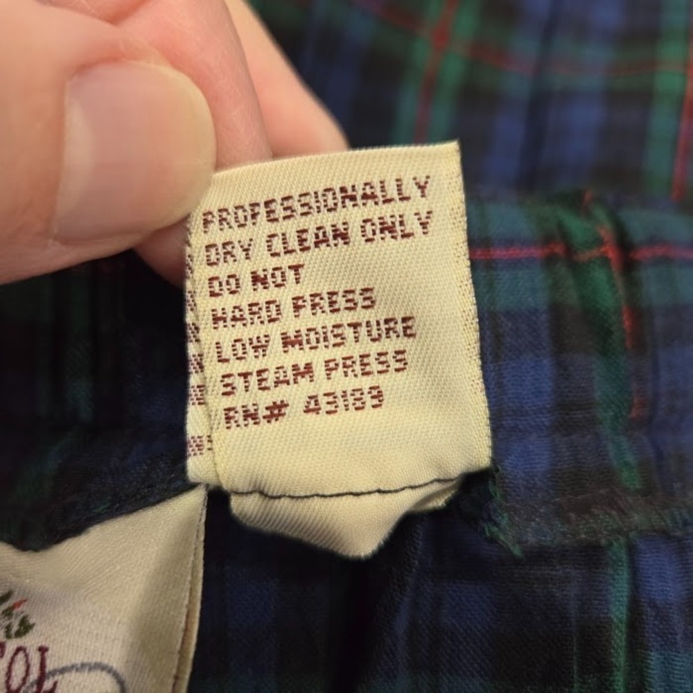 Susan Bristol New Traditions Plaid Pleated Midi Skirt Medium Blue Green Vtg USA - Picture 5 of 10